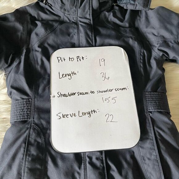 Marmot Chelsea 650 Fill Down Long Jacket in Black - Picture 11 of 11